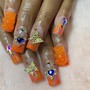 Acrylic nails cutdown