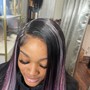 FULL WEAVE WITH NET( sew in )