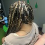 Extended locs: passion twist mid back-lower back  $210