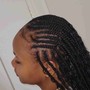 Knotless braid