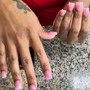 Freestyle Full set of Acrylic Nails