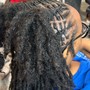 Loc retwist and style