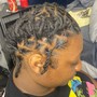 Loc retwist and style