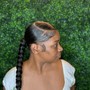 Sleek Braided Ponytail