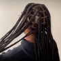 Large Knotless Braids