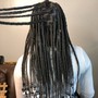 Medium Knotless Braids