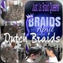 2 Feed-In Dutch Braids