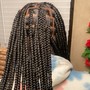 Medium Knotless Braids