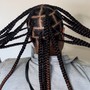 Large Knotless Braids