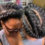 Goddess Braids (Inverted braid)