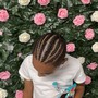 French Curl Knotless Braids (boho look)