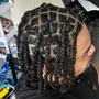 Faux loc - Mid back