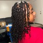 Quick Weave w Braids 1/2