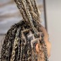 Large Knotless Box Braids