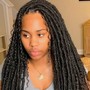 Large Knotless Box Braids