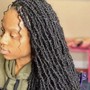 Large Knotless Box Braids