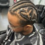 Men single Braids/twist