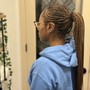 Braids/takeout/takedown/braid same day