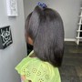 Small Stitch Feed In Ponytail