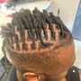 Shampoo, Loc Maintenance (Retwist), Style, and Fade Haircut