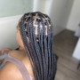 Large Boho Knotless Braids