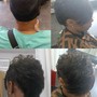 Relaxer with HairCut