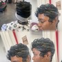 Relaxer with HairCut