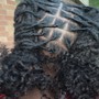 Two braids Natural Hair