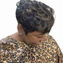 Rollerset-Relaxed hair only