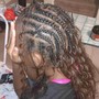 Kids 2 feed-in braids 5-8 Hair Inculded