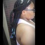 Kids friendly knotless/box braids/ Midback