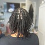 Loc retwist mid back