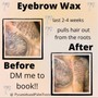 Eyebrow Wax