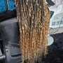 Knotless twist boho medium