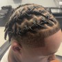 Boys braids (6-10 braids)