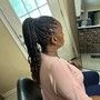 Half Ponytail with sew in back