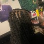 Wig install over locs