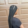 Box Braids over hand