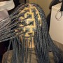 Medium Knotless Braids