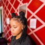 Medium Knotless Braids