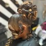 Extendo Ponytail  with Silk Press