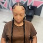 2 Feed In Braids