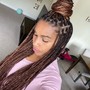 Large Knotless box braids