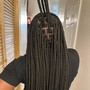 sknolesst braids large mid back butt length $170 1 more hours