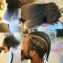 Men's cornrows, braids, and twists