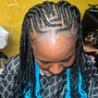 2 Stitch or Feed In Braids (Midback)