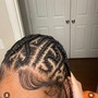 4-6 stitch braids