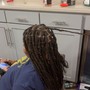 Half Braids/Half Quick Weave