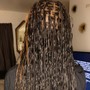 Jumbo knotless boho braids