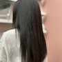 Silk Press- mid back / waist length hair